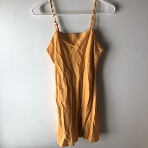 NWT a&f yellow dress